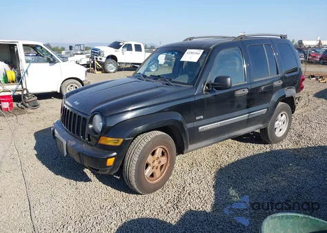 2006 Jeep Liberty Sport из США, поврежденный, VIN 1J4GK48K86W239575